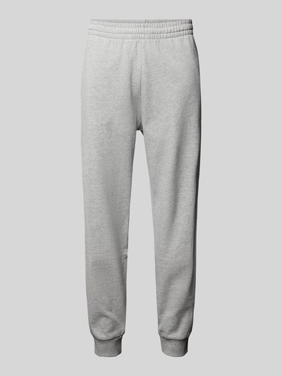 REVIEW Relaxed Fit Sweatpants mit Label-Detail Hellgrau Melange 2