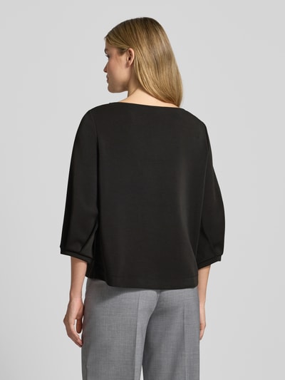 s.Oliver BLACK LABEL  Relaxed fit sweatshirt van modalmix Zwart - 5