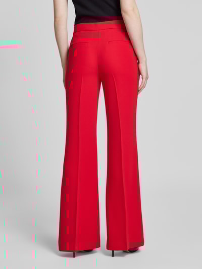 Mango Flared Stoffhose mit Gesäßtaschen Modell 'IGUANA' Rot 5