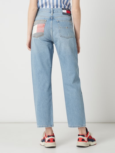 Tommy Jeans High Rise Straight Fit Jeans aus Baumwolle Modell Harper jeansblau online kaufen