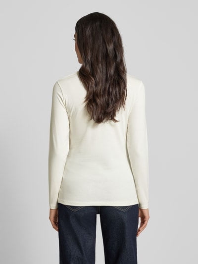 More & More Longsleeve mit V-Ausschnitt Offwhite 5