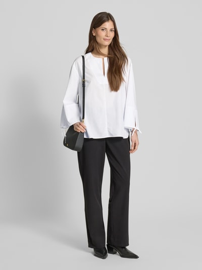 ECOALF Relaxed fit blouse met V-hals, model 'JENAALF' Wit - 1