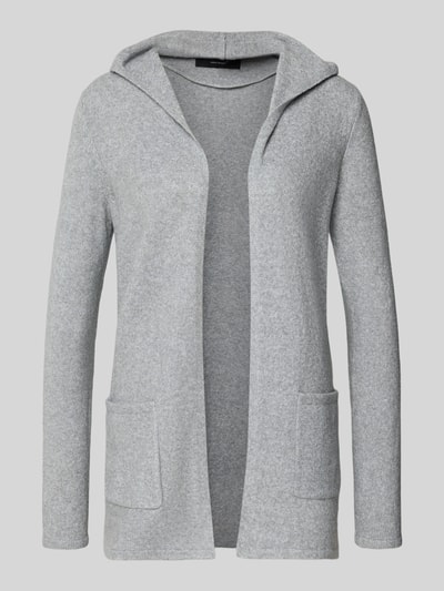 Vero Moda Kurtka z dzianiny o kroju regular fit z kapturem model ‘DOFFY’ Jasnoszary melanż 2