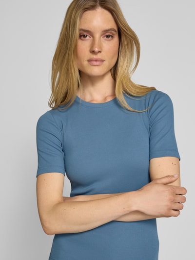 Samsøe Samsøe T-shirt met ronde hals Bleu - 3