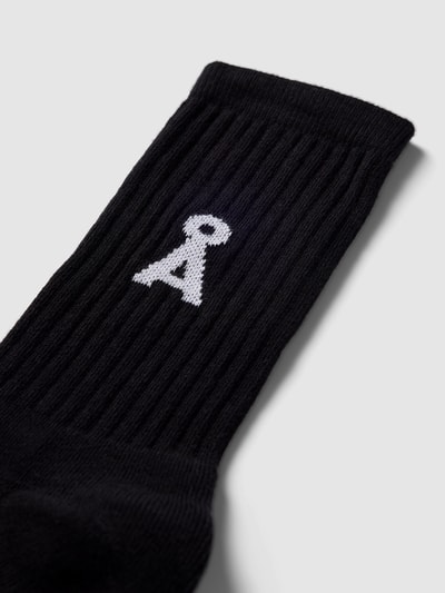 Armedangels Socken mit Label-Detail Modell 'SAAMU' Black 2