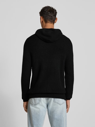 Antony Morato Strickpullover mit Kapuze Black 5