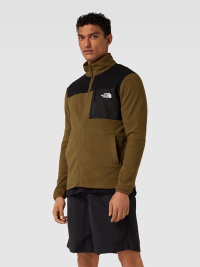 The North Face Jack met labelprint, model 'ANTORA JACKET' Olijfgroen - 4