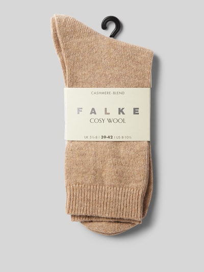 Falke Socken mit hochwertigem Woll-Kaschmir-Mix Modell 'COSY WOOL' Beige 3