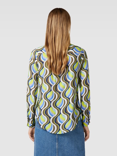 Emily Van den Bergh Bluse mit kurzer Knopfleiste Modell 'Schlupf' (khaki)  online kaufen