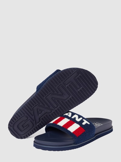 Gant Slides mit Label-Detail Dunkelblau 5