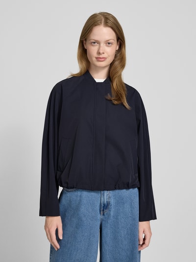 Someday Blouson met blinde ritssluiting, model 'Nortia' Marineblauw - 4