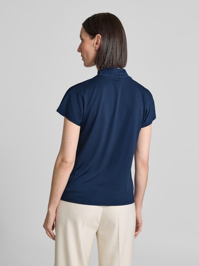 FREE/QUENT Bluzka o kroju regular fit z dekoltem w serek model ‘Yrsa’ Granatowy 5