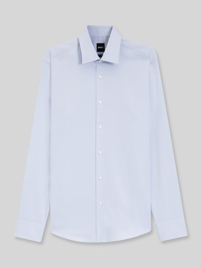 BOSS Regular Fit Businesshemd aus Baumwoll-Mix Bleu 2