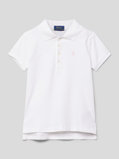 Polo Ralph Lauren Kids Poloshirt mit Label-Stitching Weiss 1