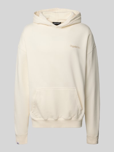 Pegador Oversized hoodie met labelprint, model 'Sequia' Offwhite - 2