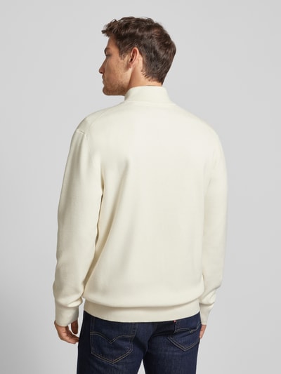 Lindbergh Gebreide pullover met geribde opstaande kraag Offwhite - 5