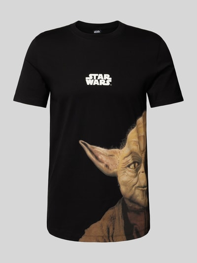 s.Oliver RED LABEL Regular Fit T-Shirt aus Baumwolle mit Starwars®-Print Black 2