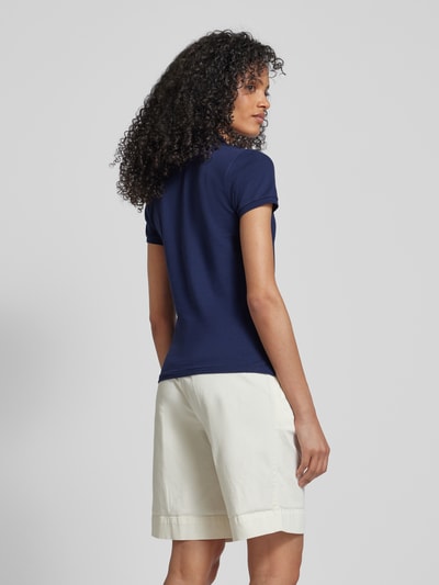 Polo Ralph Lauren Koszulka polo o kroju slim fit z listwą guzikową na całej długości Granatowy 5