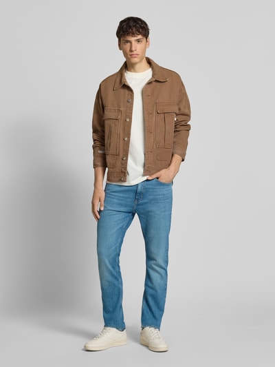 Hugo Blue Jeans mit Eingrifftaschen Modell 'Ash' Jeansblau 1