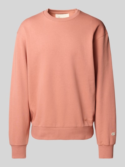 CHAMPION Sweatshirt mit Label-Stitching Apricot 2
