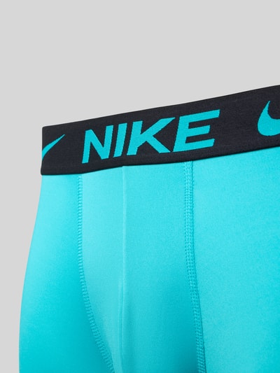 Nike Obcisłe bokserki z elastycznym paskiem z logo w zestawie 3 szt. Oceaniczny 2
