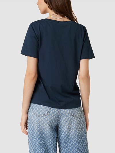 Marc O'Polo DENIM T-Shirt mit V-Ausschnitt Marine 5