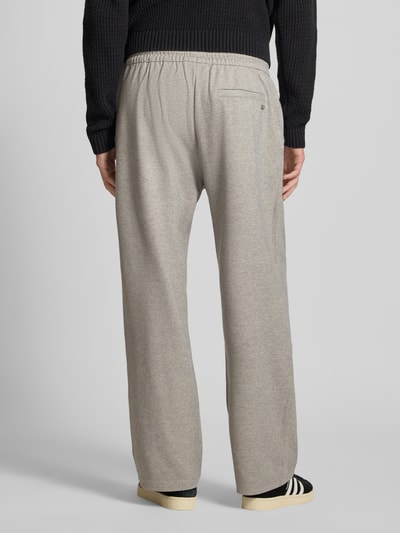 REVIEW Straight Leg Sweatpants mit Tunnelzug Ecru Melange 5