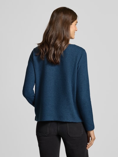 Tom Tailor Regular fit sweatshirt met viscose Petrol - 5