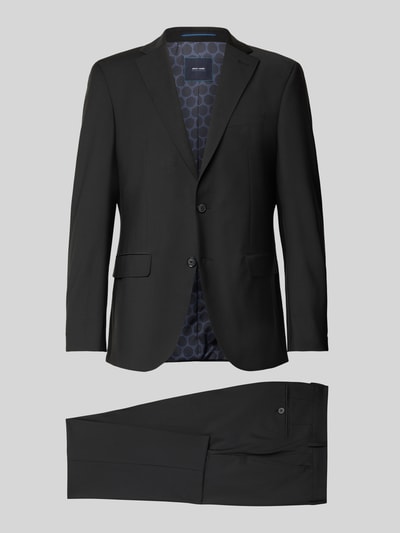 Pierre Cardin Garnitur z kołnierzem z połami Czarny 2