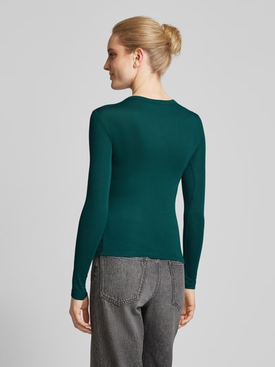 Mango Longsleeve mit Rundhalsausschnitt Modell 'SECOND' Petrol 5