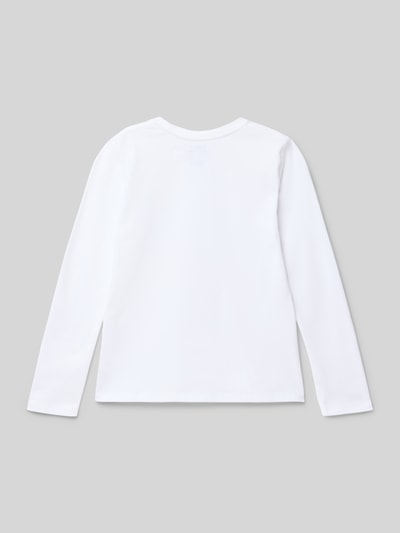 Polo Ralph Lauren Teens Longsleeve mit Label-Stitching Weiss 3