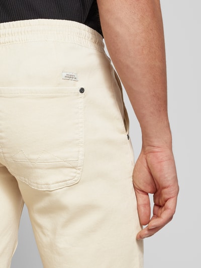 Blend Korte slim fit broek met tunnelkoord, model 'BLIZZARD' Zand - 3