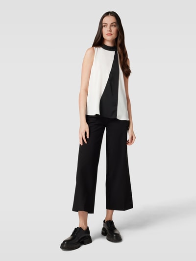 MANGO Blusentop im Colour-Blocking-Design Modell 'BECKIE' Offwhite 1