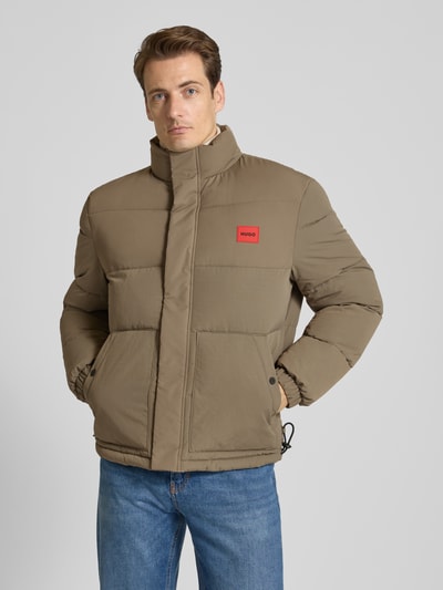 HUGO Regular Fit Steppjacke mit Stehkragen Modell 'BALTO2541' Mittelgrau 4