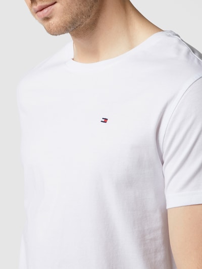 Tommy Hilfiger T-Shirt z bawełny organicznej Biały 3