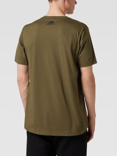 ADIDAS SPORTSWEAR T-shirt met logoprint, regular fit Olijfgroen - 5