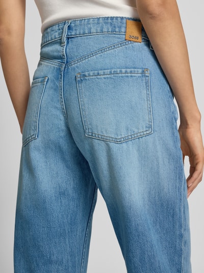 BOSS Straight Leg Jeans mit Label-Detail Modell 'DAELYA' Blau 3
