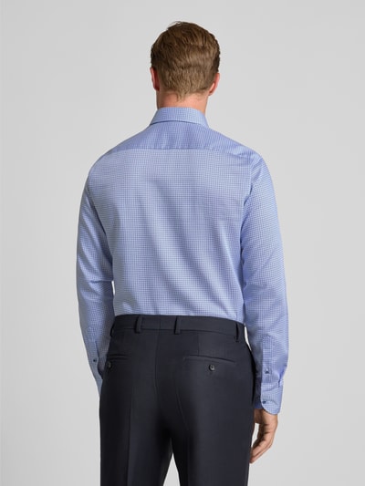 ETERNA Slim fit zakelijk overhemd met kentkraag Bleu - 5
