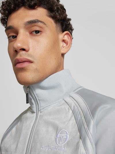 SERGIO TACCHINI Trainingsjacke mit Label-Stitching Modell 'GHIBLI' Hellgrau 3