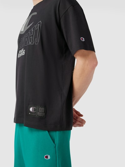 CHAMPION T-Shirt aus Baumwolle Schwarz 3