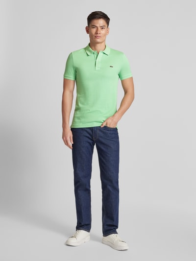 Lacoste Slim Fit Poloshirt mit Label-Patch Modell 'PIQUE' Apfel 1