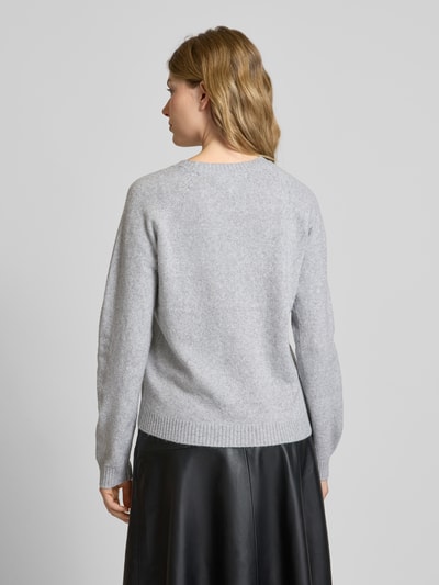 Vero Moda Weicher Pullover mit Glitzerfaden Modell 'DOFFYSHINE' Hellgrau 5