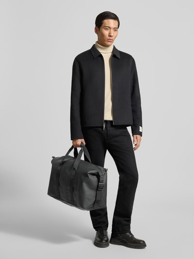 RAINS Weekendtas met logo, model 'Hilo' Zwart - 1