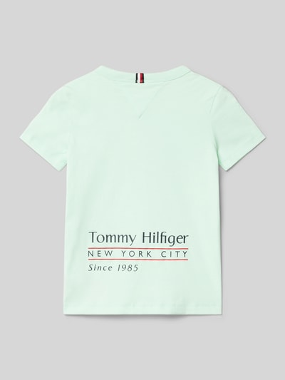 Tommy Hilfiger Kids T-Shirt mit Rundhalsausschnitt Modell 'FLAG FUN' Gruen 3