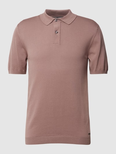 Roy Robson Poloshirt in effen design Paars - 2