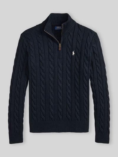 Polo Ralph Lauren relaxed fit schipperstrui van puur katoen Marineblauw - 2