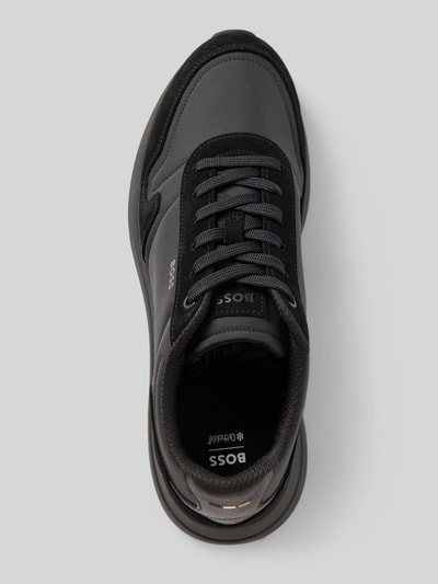 BOSS Sneaker mit Veloursleder-Details Modell 'Vinston_Runn_nysd' Black 3