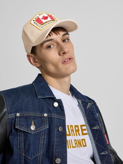 Dsquared2 Basecap aus reiner Baumwolle Beige 1