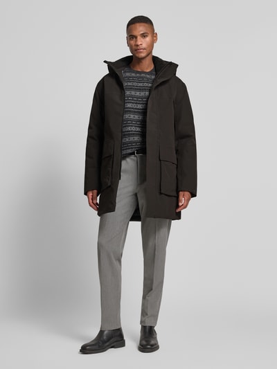 Jack & Jones Premium Parka mit Kapuze und Pattentaschen Modell 'MOON' Black 1