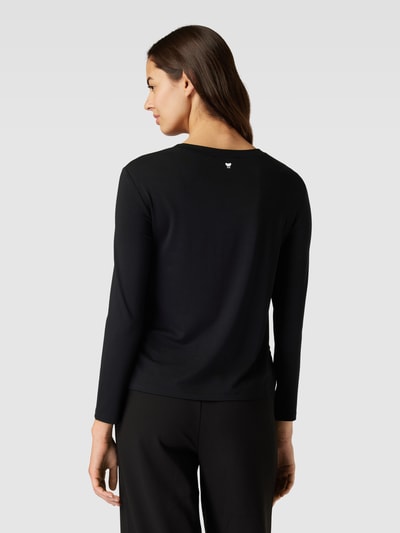 Weekend Max Mara Longsleeve mit Front-Print Modell 'CALAMAI' in blau Black 5